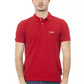 Red Cotton Men Polo