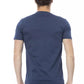 Blue Cotton Men T-Shirt