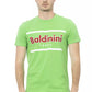 Green Cotton Men T-Shirt