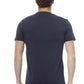 Blue Cotton Men T-Shirt