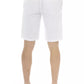 White Cotton Men's Bermuda Short