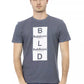 Gray Cotton Men T-Shirt