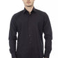 Black Cotton Men Shirt