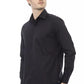 Black Cotton Men Shirt