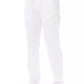 White Cotton Men Trouser