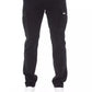 Black Cotton Men Cargo Trouser