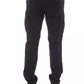 Black Cotton Men Cargo Trouser