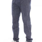 Blue Cotton Men Chino Pants