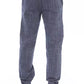 Blue Cotton Men Chino Pants