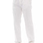 White Cotton Men Chino Trouser