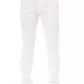 White Cotton Men Chino Trouser