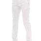 White Cotton Men Chino Trouser