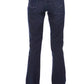 Blue Cotton Women Jeans