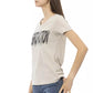 Beige Cotton Women T-Shirt