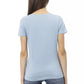 Light Blue Cotton Women Top