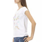 White Cotton Women Top