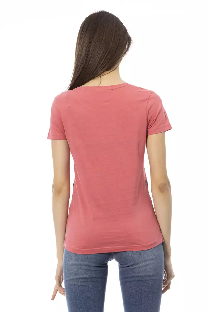 Multicolor Cotton Women T-Shirt