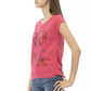 Pink Cotton Women Top