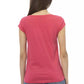 Pink Cotton Women Top