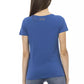 Blue Cotton Women Top