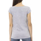 Gray Cotton Women Top