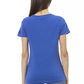 Blue Cotton Women Top