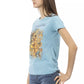 Light Blue Cotton Women Top