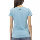 Light Blue Cotton Women Top