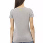 Gray Cotton Women Top