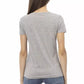 Gray Cotton Women T-Shirt