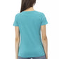 Light Blue Cotton Women Top