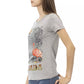 Gray Cotton Women T-Shirt