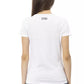 White Cotton Women T-Shirt