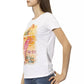 White Cotton Women T-Shirt