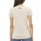 Beige Cotton Women T-Shirt