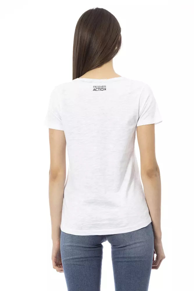 White Cotton Women's Top