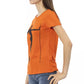 Orange Cotton Women Top