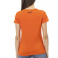 Orange Cotton Women T-Shirt