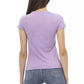 Purple Cotton Women T-Shirt