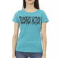 Light Blue Cotton Women Top