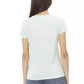 Light Blue Cotton Women Top