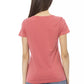 Pink Cotton Women Top