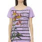 Purple Cotton Women Top