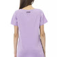 Purple Cotton Women T-Shirt