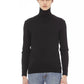 Black Fabric Men Sweater