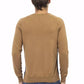 Brown Cotton Men Sweater