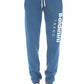 Blue Cotton Men Pant