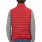 Red Polyester Men Jacket