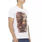 White Cotton Men T-Shirt