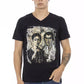 Black Cotton Mens TShirt